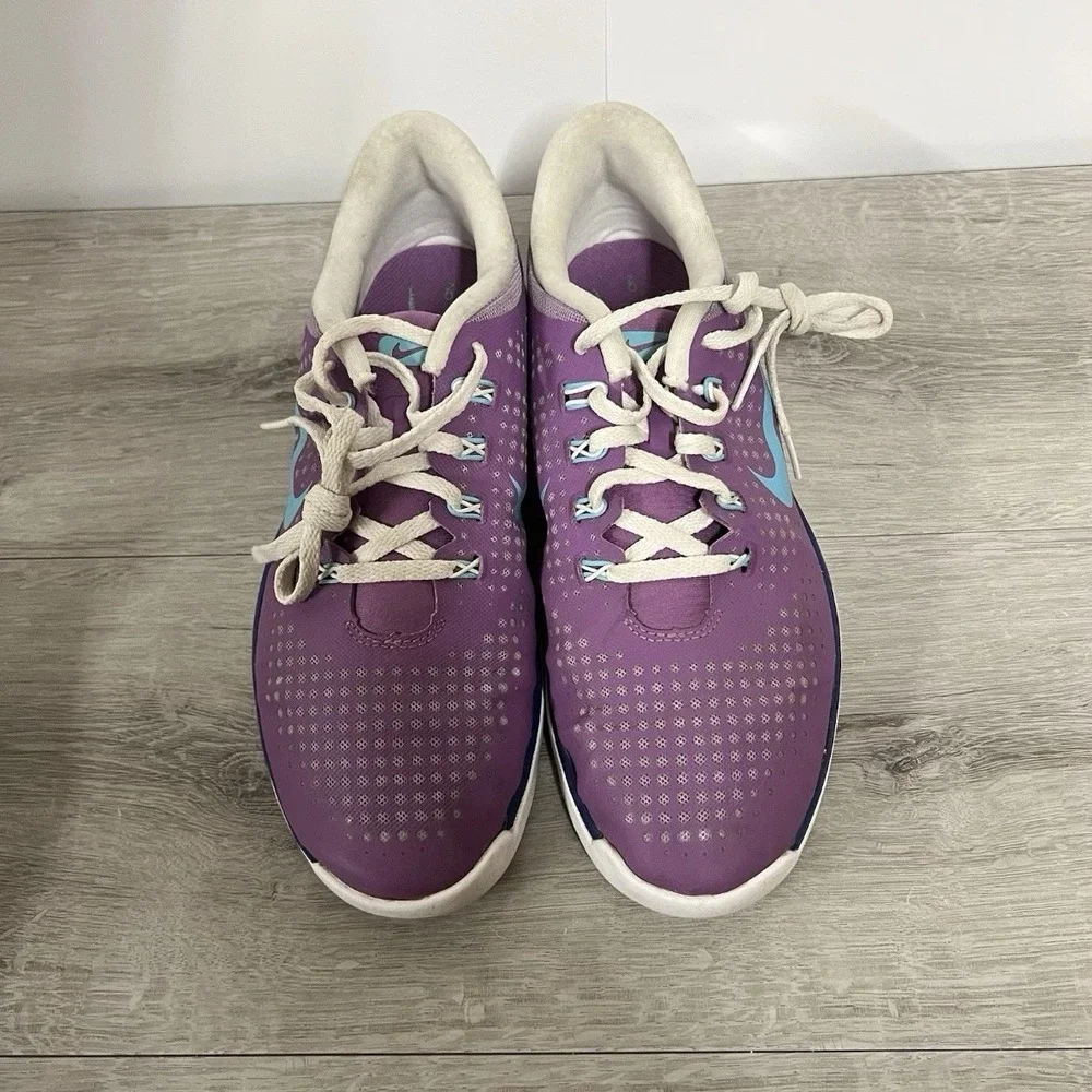 Nike Lunar Empress Golf Shoes Womens 8.5 Purple Blue Spikeless 628537-500